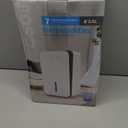 Dehumidifier for Home, Quiet Portable Dehumidifier with Auto Shut Off, 7-Color LED Light for Basement, Bedroom, Bathroom,Milky