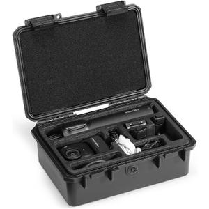 Waterproof Hard Case for Insta360 Go Ultra Accessories, Insta 360 Go-Ultra Hard Shell Protective Case for Storage, Travel, Easy Carrying, Compact Design, Black