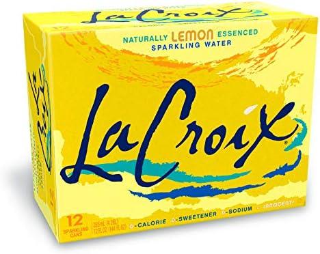 LaCroix Sparkling Water, Lemon, 12 Fl Oz (pack of 24)