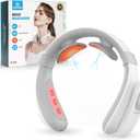 COMFIER Cordless Neck Massager for Pain Relief Deep Tissue, Vibration Travel Massager,Portable Neck Massager for Office