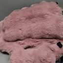 Luxury Thickened Plush Car Seat Cushion Set,Soft Fluffy Protector Warm Faux Rabbit Fur Non-Slip Front and Back Seat Covers (Pink,6pcs)