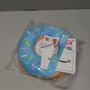 Hpetppy Cat Cone Collar Soft, Cat Recovery Collar for Wound Healing Cute Donut Adjustable Kitten Cones to Stop Licking Comfortable Lightweight Neck Elizabethan Collars for Cats Kittens After Surgery Medium, Donut Blue