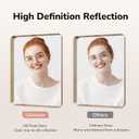 USHOWER Gold Bathroom Mirrors 24"x36" 2 Pack, Brushed Gold Rectangle Mirrors for Over Sink, Aluminum Frame, Anti-Rust, Tempered Glass, Horizontal or Vertical Mounted, Champagne Gold (Neutral Gold)