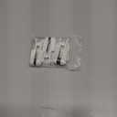 Ear Clip Electrode Double, 4PCS Sided Rubber Head Comfortable, Universal Compatibility(White)