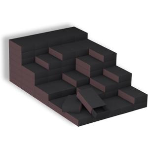 100pcs Blank Matches Boxes for DIY Craft, 2.28x1.41x0.59in Black Small Storage Container Bulk Matchboxes with Double-Sided Strikers for Wedding & Birthday Party Favor Supplies, Empty Matchboxes