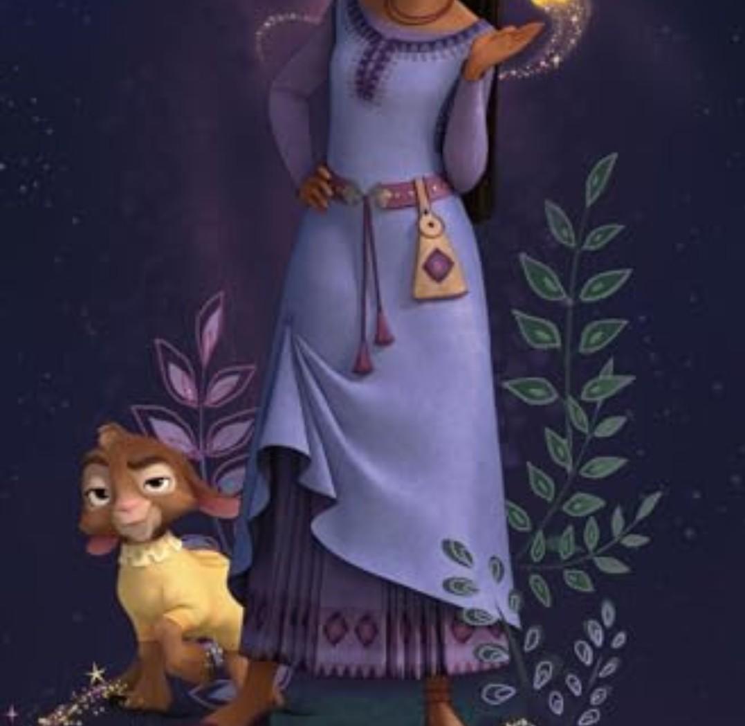 Trends International Disney Wish - Asha Wall Poster, 34L x 22.4W, Unframed Version