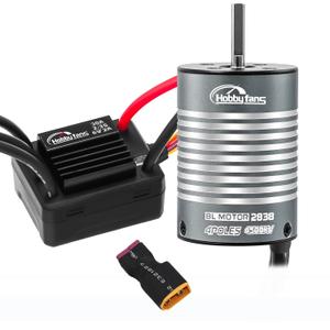 Hobby Fans Brushless 2838 4500KV Motor & 30A Waterproof ESC for Traxxas E-REVO Losi JRX2 H16BM H16DR Redcat Volcano 16 Arrma Typhon Grom Mojave Grom 144001 16890A 1/14 1/16 RC Car
