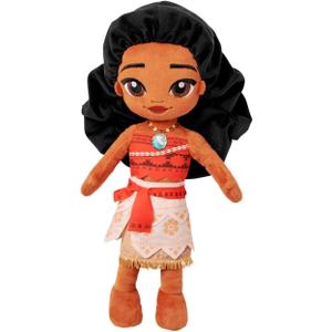 Disney Store Official Princess Plush Doll, Moana, Medium 14 Inches, Soft Plushy with Embroidered Features, Princess Toys for Girls, Disney Dolls, Stuffed Animals for Girls (Moana)