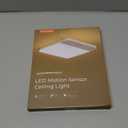 Rechargeable Motion Sensor Ceiling Light with Remote, Wireless Ceiling Lights Battery Operated Closet Light, Waterproof Shower Light for Bathroom,Stairs,Hallway,Garage,Shed (1 Pack)