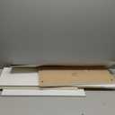 Furinno JAYA Book Shelf, 5-Tier Bookshelf, Bookcase with Adjustable Shelves, 9.5 x 24.5 x 71.2, for Living Room, Bedroom, Home Office, White