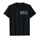 Mens Bro Est 2025 First Time Bro Funny Father's Day T-Shirt Size Medium