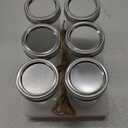 ComSaf Small Mason Jars 8 oz - 6 Pack, Regular Mouth Mason Jar with Lids and Seal Bands, Small Glass Canning Jar for Spice, Jam, Honey, Jelly, Dessert, Shower Wedding Favors, DIY Candles Decor