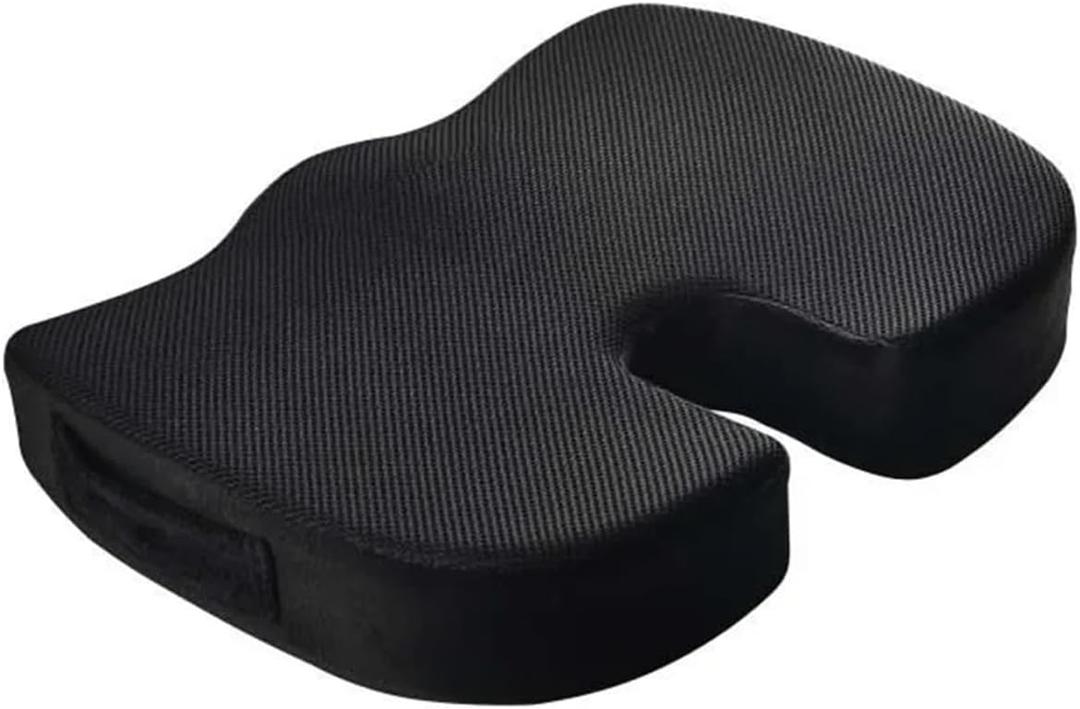 Comfortable and Soft Memory Foam Seat Cushion Orthopedic Chair Massage Pad for Home Office Coccyx