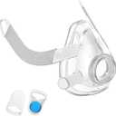 Timok Replacement Cushion Frame Set for AirFit F20 Mask - Includes Mask Cushion, Frame & Clips - F20 Full Face Masks CPAP Accessories Supplies(M)