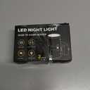 L LOHAS LED Night Light, Night Lights Plug into Wall, Color Changing Nightlight RGB with Light Sensor, Home Decor for Kids Gifts, Halloween, Christmas, Holiday, Hallway Bedroom Kids Room, 2 Pack