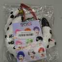 4 Pcs Dog Costume Adults,Dog Ears Headband and Tail/Choker/Felt Stickers,Halloween Costume Accessories Animal Cosplay Dress Up