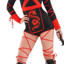 Morph Ninja Women's Costume - Adult Ninja Womens Costume for Halloween S