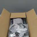 6-Lights Semi Flush Mount Ceiling Light, Matte Black Close to Ceiling Lighting with E26 Base, Modern Sputnik Light Fixtures for Living Room Bedroom Kitchen Dining Room