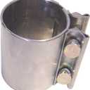 Pypes Performance ExhaustPYPES EXHAUS 2.5" Band Clamp Butt Conn Performance Exhaust (HVC65)