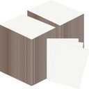 RLAVBL 200 Pack 3.5x4.5 White Corrugated Cardboard Sheets, Flat Cardboard Inserts for Shipping, Mailing, Packing, DIY Crafts