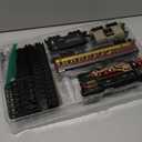 Funwee Electric Train Toy with Smokes,Lights and Sound,Train Set for Under Christmas Tree, Locomotive Train Model with Track, for 3 4 5 6 7+ Years Old Toddler Boys and Girls Birthday