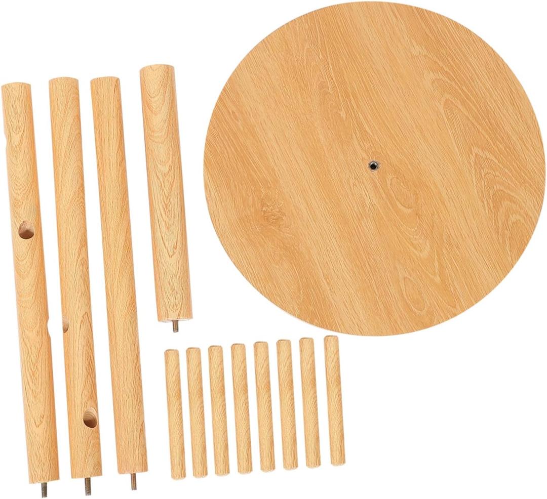 Decorative Wooden Coat Rack Freestanding Hanger Stand Modern Simple Style Clothes Storage