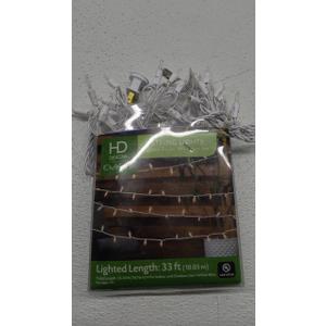 HD Designs String Clear Bulbs 100 Light Set 33ft