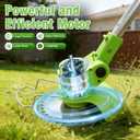 3-in-1 Cordless Weed Wacker: 21V Battery Powered Weed Eater, 33-47 inches