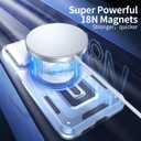 Camera Stand Case for Galaxy S24 FE, [Compatible with MagSafe][Lens Cover] 2024 Version Military Grade Protective Soft Case for Samsung Galaxy S24 FE 6.7" Men Women, Blue