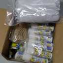 24 Sets Lemon Hand Cream and Lip Balm Gift Lemon Bridal Baby Shower Party Supply Travel Size Hand Lotion and Lip Balm Bulk with Organza Bag and Tag Wedding Baby Shower Party