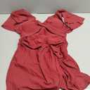 One Piece Swimdress for Women Tummy Control Swimsuits Swim Dress Skirt Ruffle Bathing Suits (Red, XL)