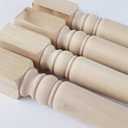 29 Inch Wood Table Legs Unfinished Wooden Coffee Table Legs for Furniture Set of 4 Unfinished Wood Furniture Legs DIY Bench/Desk/Dinning Table (29 Inch)
