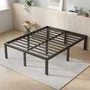 Novilla Full Size Bed Frame, 14 Inch Metal Platform Bed Frame Full Size with Storage Space Under Bed, Heavy Duty Steel Slat Support, Easy Assembly, No Box Spring Needed (Black)