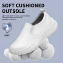 Non Slip Shoes for Women Food Service -Slip On, Lightweight,Comfortable,Nurse Shoe and Crew Work. 10.5