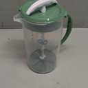 Dr. Brown's Baby Formula Mixing Pitcher with Adjustable Stopper, Locking Lid, & No Drip Spout, 36oz, BPA Free, Olive