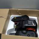 Under Desk Elliptical Machine, Electric Elliptical Leg Exerciser for Seniors with 12 Adjustable, Portable Quiet Elliptical Exercise Machine, Seated Pedal Exerciser with Remote Control (Orange)