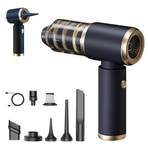 PEGOVO Handheld Car Vacuum Portable Cordless, 4 in 1 Handheld Vacuum Cleaner 15000PA High Power Air Blower & Pump & Air Duster, Mini Hand Held Vacuum Rechargeable for Home, Car, Office, Pet Hair