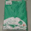 Women's St. Patrick's Day Crop Top St. Paddy's Day Shirt Irish Shirts Shamrock Graphic Long Sleeve Crop Tops for Teen Girls (La-green, L)