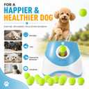 Automatic Dog Ball Launcher with 3 Adjustable shoot distance, Rechargeable