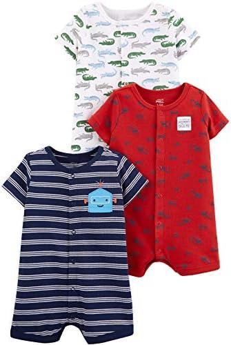 Simple Joys by Carter's Baby 3-Pack Snap-up Rompers 12m