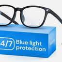Gaoye Matte Black Blue Light Glasses for Computer & Gaming  Anti UV Ray Lenses, ScratchResistant & Comfort Fit