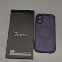 TOCOL Magnetic for 16 Midnight Purple Case, Upgraded Full Camera Protection, Compatible with Magsafe, Drop Protection, Translucent Matte Back Bumper Phone Cover 6.1-Inch (Midnight Purple)