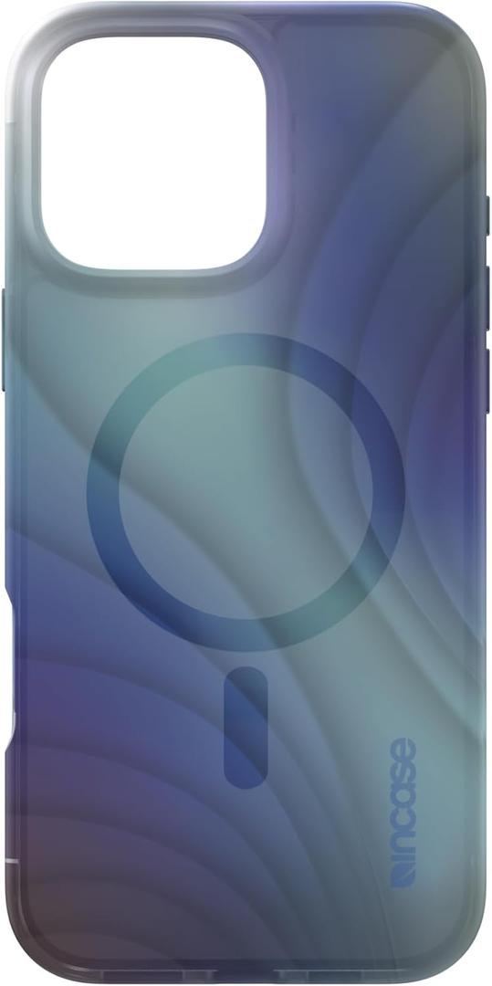 Incase Halo Case for iPhone 16 Hydro Dip MagSafe Compatible Apple iPhone Case 10 Ft Drop Protection, Protective Cover with Lanyard Loop, Sleek Design (Tidal Ocean, iPhone 16 Pro Max)