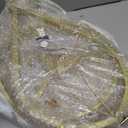 Boho Round Side Table Living Room, Natural Marble Desktop end Tables with Boho Minimalist Metal Floral Base, Modern Decor Bedside nightstand Coffee Table for Living Room Bedroom Sofa Balcony