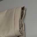 Oslimea Swing Cushion Cover Replacement 47 x 40 Outdoor Porch Swing Cushions 2-3 Seater Replacement Cover with Ties and Buckle Waterproof for Outdoor Patio Porch Swing Cushions, Tan