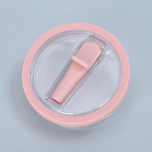 40 oz Tumbler Flip Straw Lid Replacement - Compatible with Stanley Quencher cup. (purple) Pack of 2.