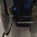 CHEFMAN 2 Qt Mini Air Fryer Digital Space-Saving Compact Air Fryer with Nonstick and Dishwasher Safe Basket, Quick & Easy Meals in Minutes, Features Digital Timer and Shake Reminder,  Black