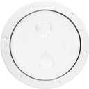 Beckson DP62-W Screw-Out Deck Plate, White, 1 Count (Pack of 1)