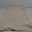 Tex Trend 100% Cotton Blanket  Soft and Breathable Twin XL Ivory Waffle Blanket  All Season Comfort  Suitable for Bed Layering, Sofa, Couch - Ivory (60x90)