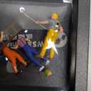 Painter 3-Piece Set, 1:64 Scale, Work, Painting Walls, Miniature People, Miniature Models, Suitable for DIY Landscapes, Creative Scenes, Matching and Macro Photography